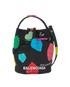 Hearts Print XS Bucket Bag, front view